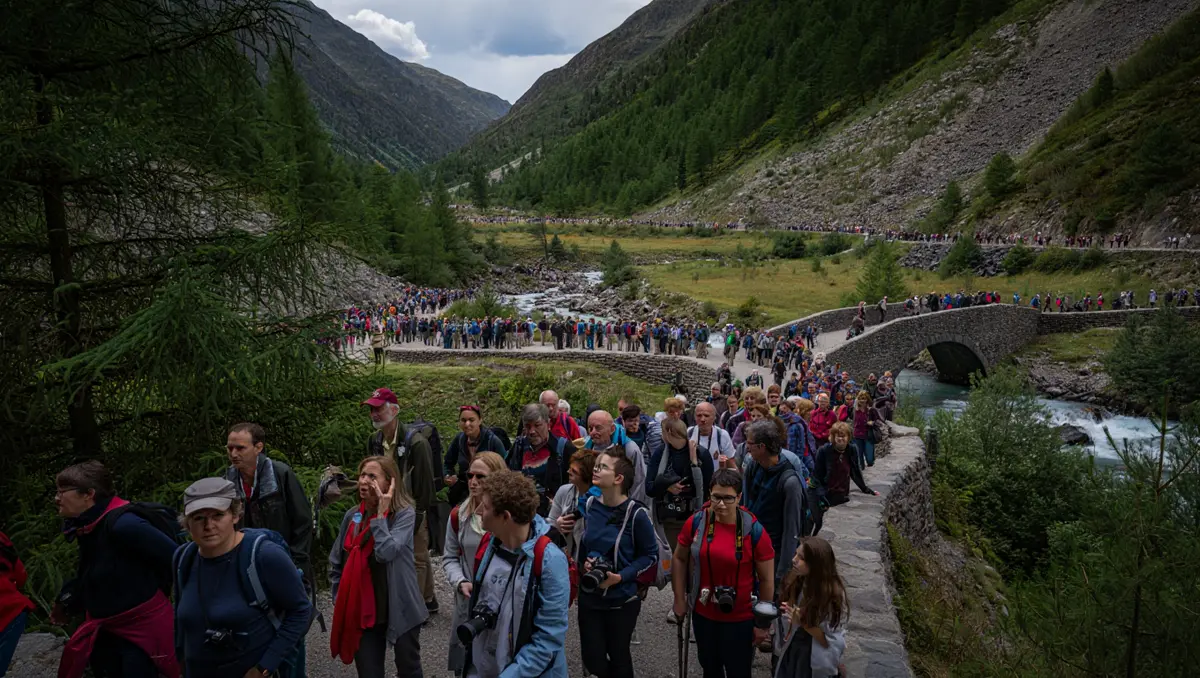 Concentration des séjours et déséquilibres territoriaux — La combinaison d’un tarif élevé et d’un séjour moyen plus court tend à concentrer les visiteurs dans quelques vallées accessibles et prisées, au détriment des régions périphériques. Résultat : une faible forme de surtourisme
